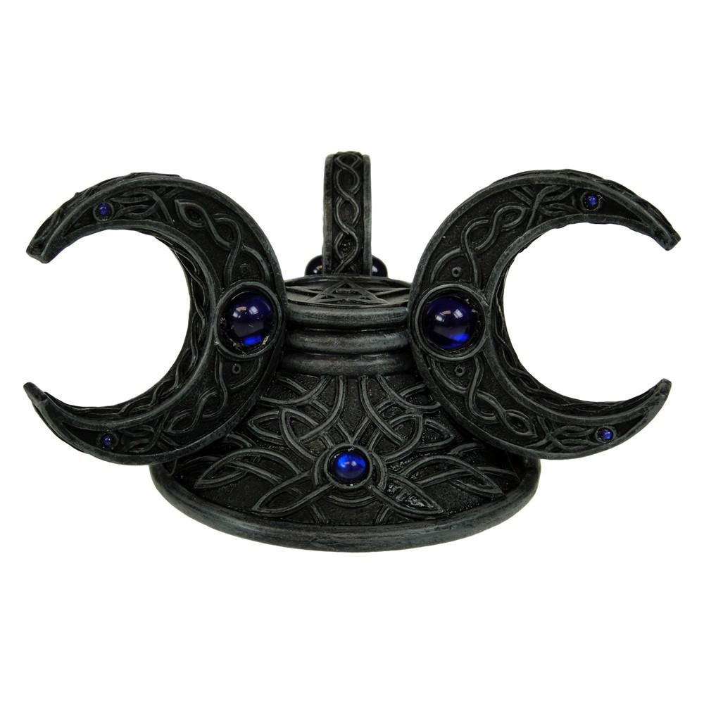 Nemesis Now - Triple Moon Support de boule de cristal - Noir/Violet